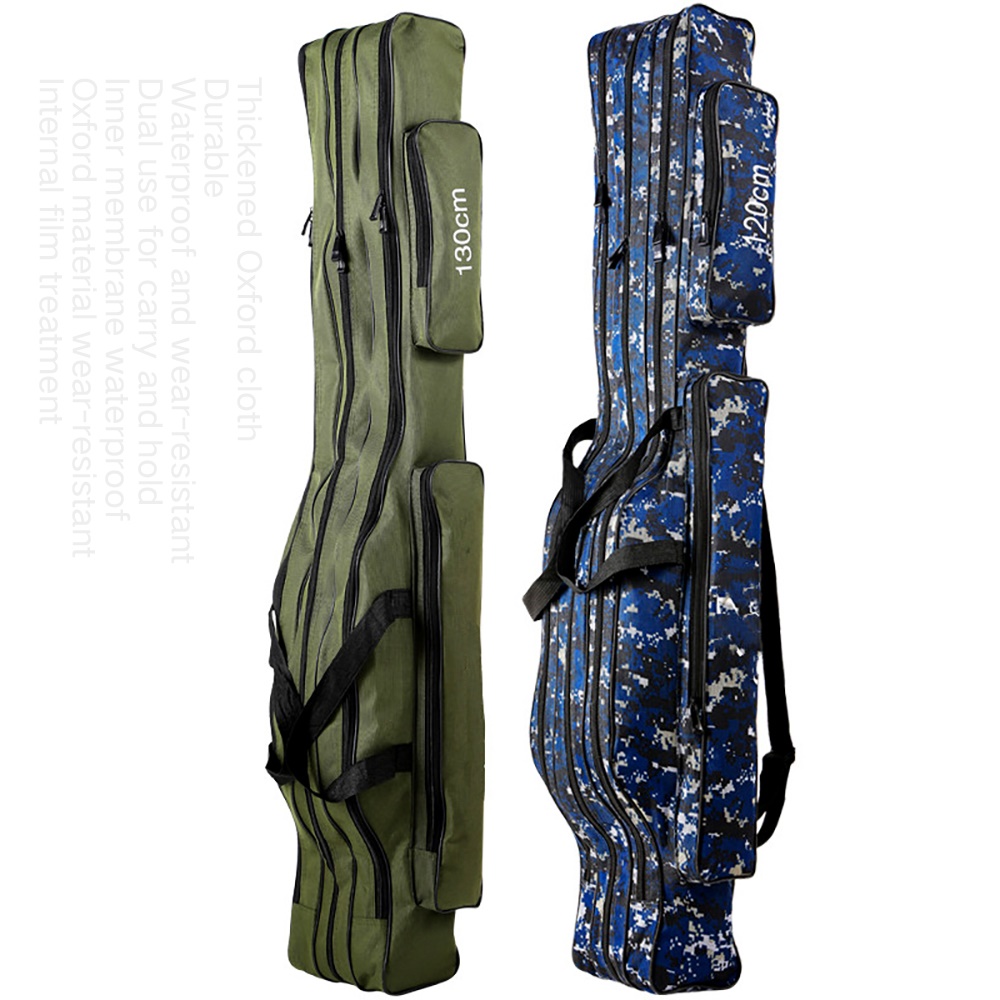 Fishing Rod Case - 150/130/120/110cm 2/3 Layer Large Capacity Collapsible