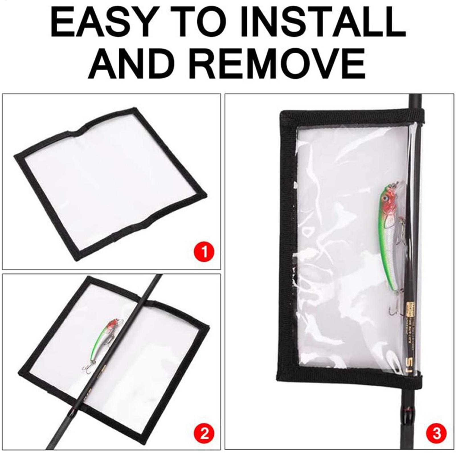 Transparent PVC Lure Bag Fishi - огляд і ціна Fishing Rod Case