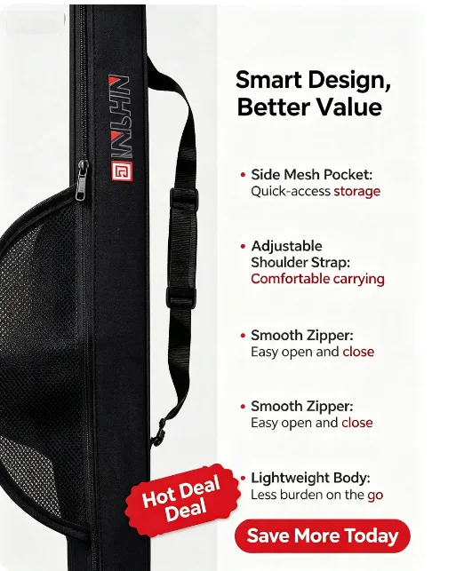 New Portable Fishing Rod Bag W - огляд і ціна Fishing Rod Case